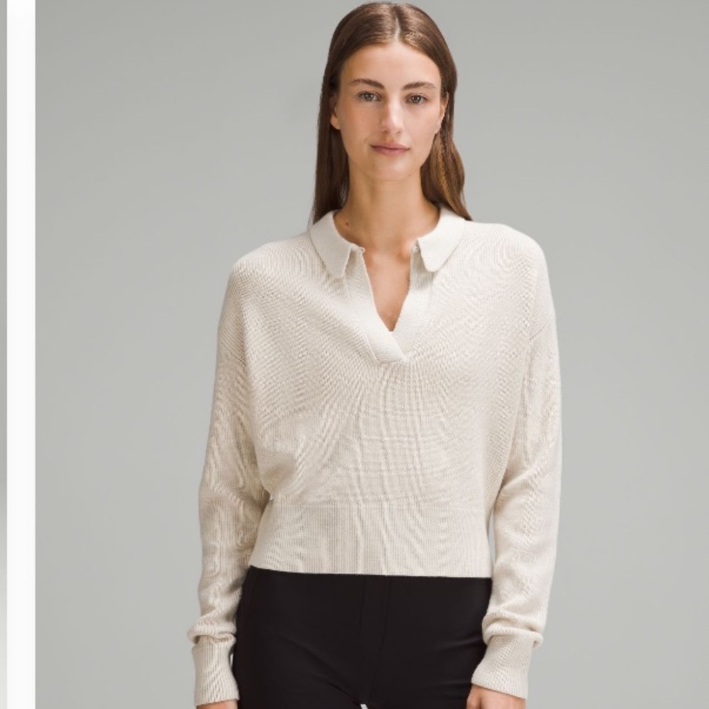 lululemon athletica - Collared Cream Sweater for Women